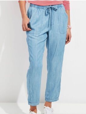 Vineyard Vines Chambray Joggers lightweight small